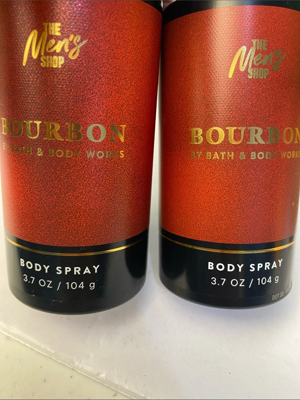 Men's “Bourbon” Bath & Body Works New 2-Pc Body Spray Set